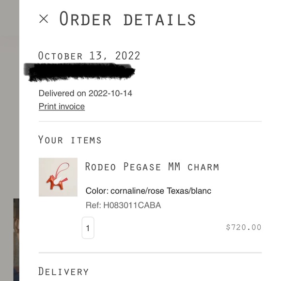 Authentic - Hermes Charm Rodeo MM - Picture 4 of 4